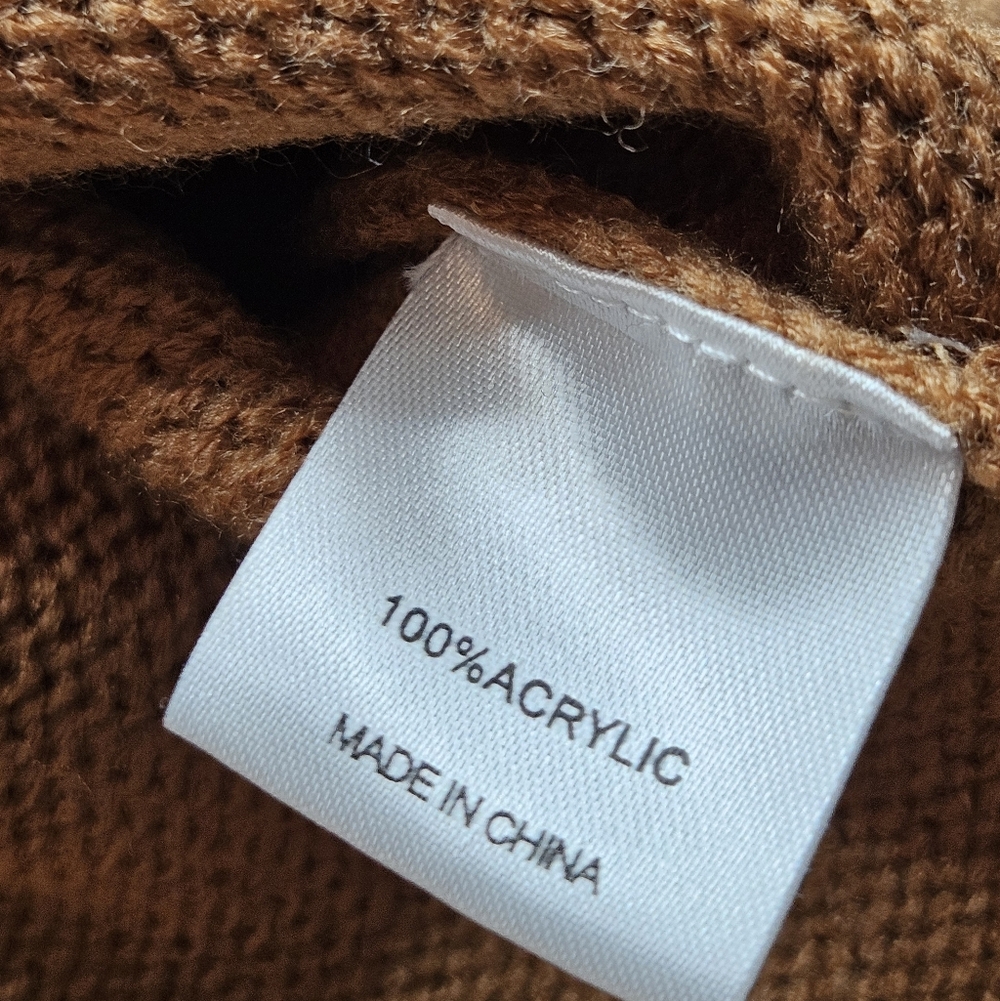Whiskey Weather Sweater Panache Size Large Brown - Picture 4 of 11